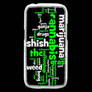 Coque Samsung Galaxy Ace4 Cannabis Tag