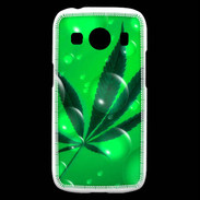 Coque Samsung Galaxy Ace4 Cannabis Effet bulle verte