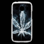 Coque Samsung Galaxy Ace4 Feuille de cannabis en fumée