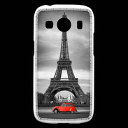 Coque Samsung Galaxy Ace4 Vintage Tour Eiffel et 2 cv