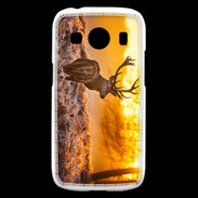 Coque Samsung Galaxy Ace4 Cerf au levé du soleil