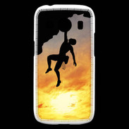 Coque Samsung Galaxy Ace4 Escalade au couché de soleil 10