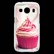Coque Samsung Galaxy Ace4 Cup cake rose et blanc