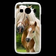 Coque Samsung Galaxy Ace4 Cheval et poulain