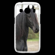 Coque Samsung Galaxy Ace4 Magnifique cheval noir 5