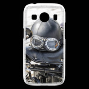 Coque Samsung Galaxy Ace4 Casque de moto vintage