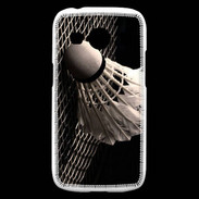Coque Samsung Galaxy Ace4 Volant de Badminton en noir et blanc
