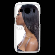 Coque Samsung Galaxy Ace4 Femme metisse noire 2