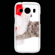 Coque Samsung Galaxy Ace4 Chaton Noël
