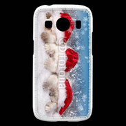 Coque Samsung Galaxy Ace4 3 chatons Noël