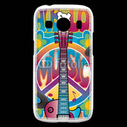 Coque Samsung Galaxy Ace4 Peace love music 3