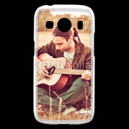 Coque Samsung Galaxy Ace4 Guitariste peace and love 1