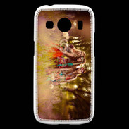 Coque Samsung Galaxy Ace4 Groupe de hippie dans les champs