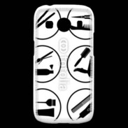 Coque Samsung Galaxy Ace4 Icônes coiffeur