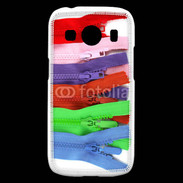 Coque Samsung Galaxy Ace4 Fermetures éclaires coutures