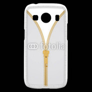 Coque Samsung Galaxy Ace4 Fermetures éclaires coutures 2