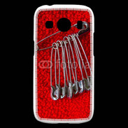 Coque Samsung Galaxy Ace4 Épingles à nourrice couture 