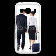 Coque Samsung Galaxy Ace4 Commandant de bord et hôtesse de l'air