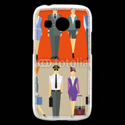 Coque Samsung Galaxy Ace4 Commandant de bord et hôtesse de l'air 2