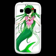 Coque Samsung Galaxy Ace4 Fille manga verte