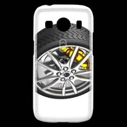 Coque Samsung Galaxy Ace4 Pneu complet étrier jaune