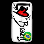 Coque Samsung Galaxy Ace4 I love Brésil 2