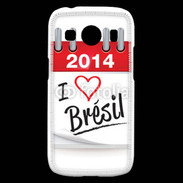 Coque Samsung Galaxy Ace4 I love Bresil 2014