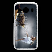 Coque Samsung Galaxy Ace4 Danseuse avec tigre