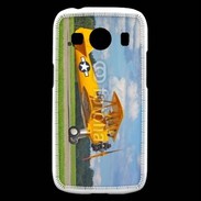 Coque Samsung Galaxy Ace4 Avio Biplan jaune