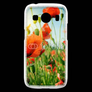 Coque Samsung Galaxy Ace4 Champs de coquelicots