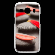 Coque Samsung Galaxy Ace4 Galet et pétales