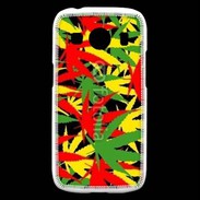 Coque Samsung Galaxy Ace4 Fond de cannabis coloré