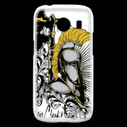 Coque Samsung Galaxy Ace4 Hache et Casque
