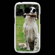 Coque Samsung Galaxy Ace4 setter anglais avec bécasse