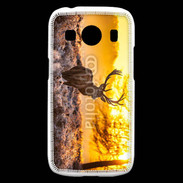 Coque Samsung Galaxy Ace4 Cerf au couché de soleil 610