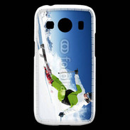 Coque Samsung Galaxy Ace4 Skieur en montagne