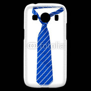 Coque Samsung Galaxy Ace4 Cravate bleue