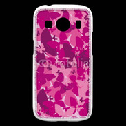 Coque Samsung Galaxy Ace4 Papillon rose