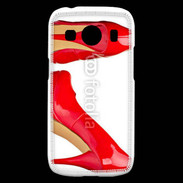 Coque Samsung Galaxy Ace4 Escarpins rouges