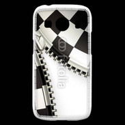 Coque Samsung Galaxy Ace4 Zipper course