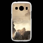 Coque Samsung Galaxy Ace4 Cowboys et chevaux