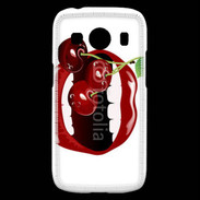 Coque Samsung Galaxy Ace4 Cerise et bouche