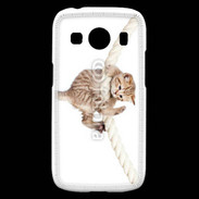 Coque Samsung Galaxy Ace4 Chaton sur une corde
