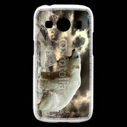 Coque Samsung Galaxy Ace4 Ours blanc en colère