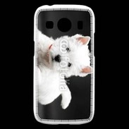 Coque Samsung Galaxy Ace4 Chiot blanc 5