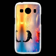 Coque Samsung Galaxy Ace4 Dauphin dans l'océan 5