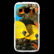 Coque Samsung Galaxy Ace4 Poissons exotiques jaune 5