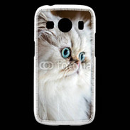 Coque Samsung Galaxy Ace4 Magnifique chat persan aux yeux bleus