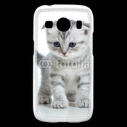 Coque Samsung Galaxy Ace4 Chaton gris en balade