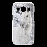 Coque Samsung Galaxy Ace4 Portait de Cheval dans la neige 500
